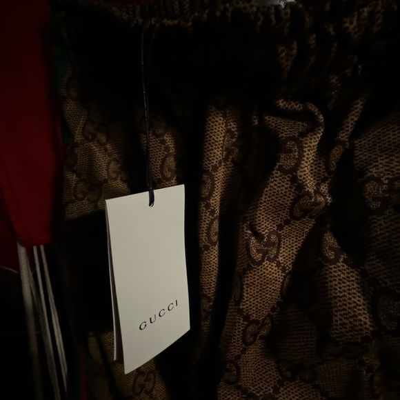 COPY - Gucci tan monogram striped track pants - Picture 2 of 6